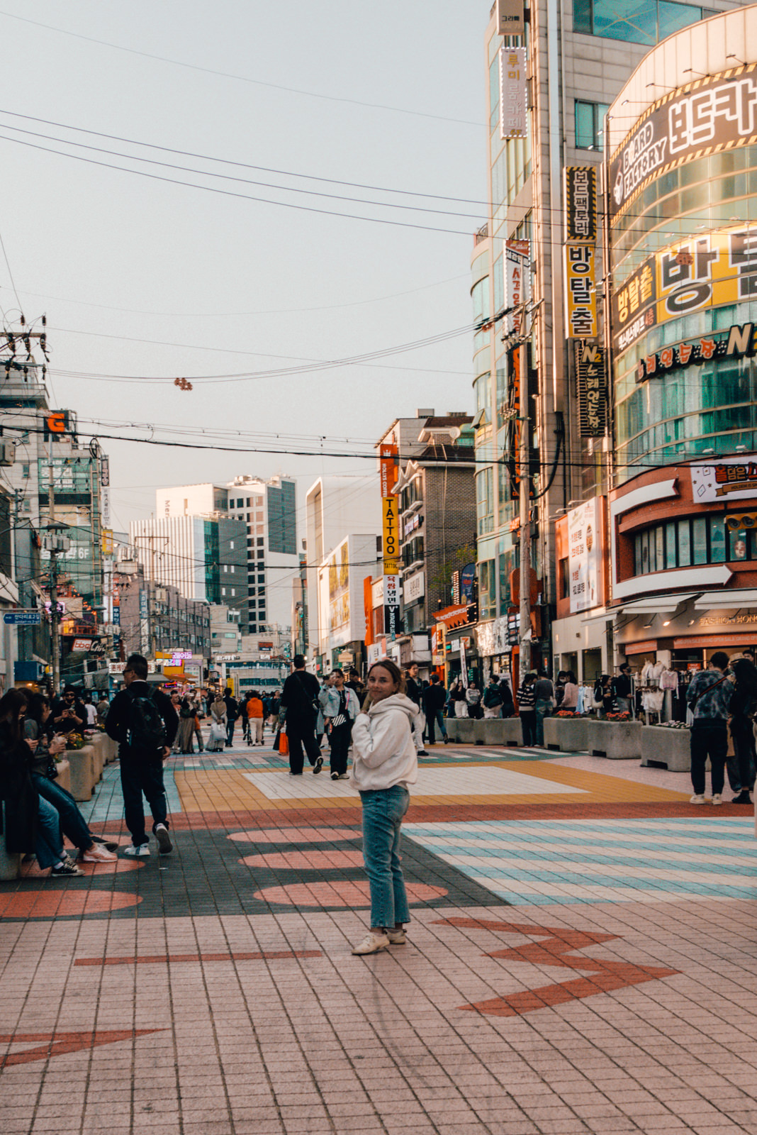 Hongdae Straße in Seoul