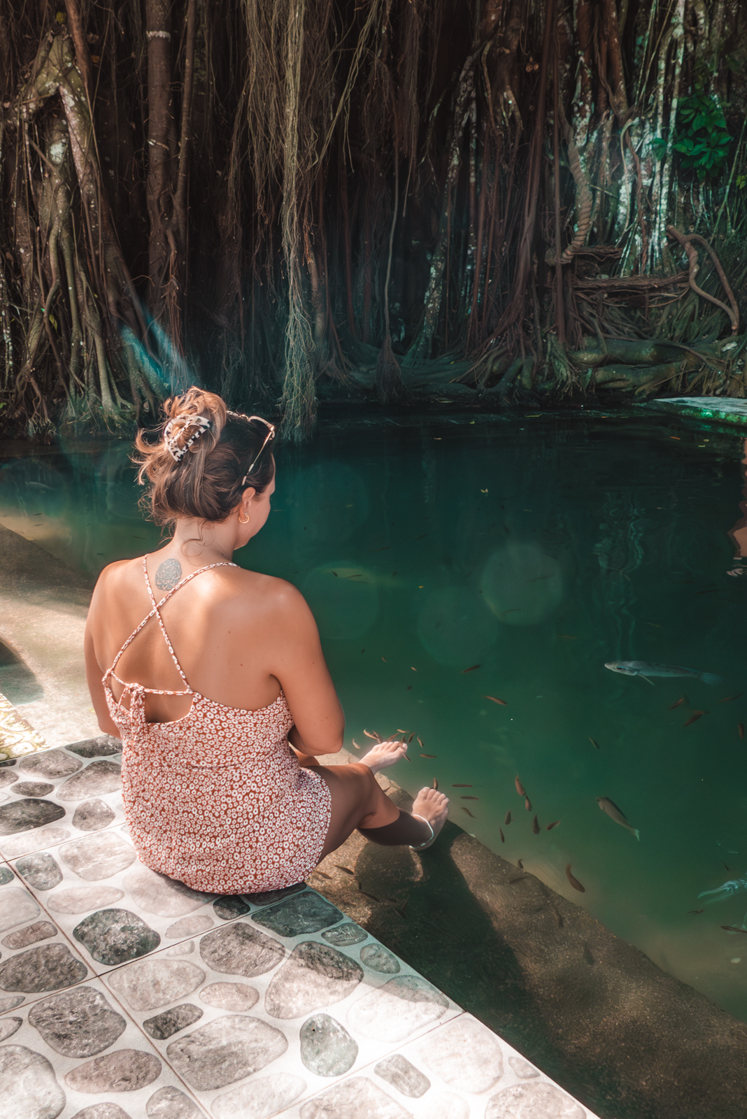 Fish Spa auf Siquijor auf den Philippinen