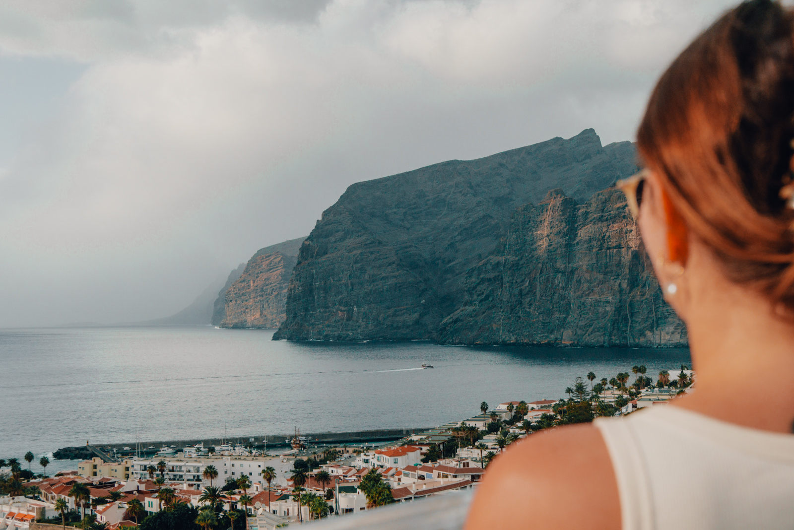 Blick auf Los Gigantes auf Teneriffa