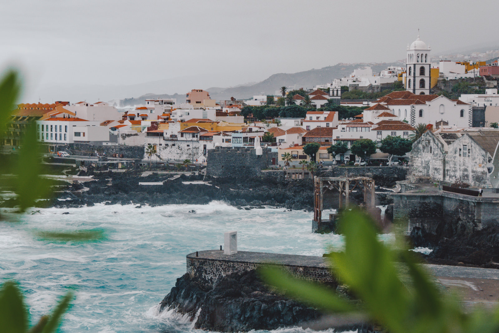 Blick auf die Stadt Garachico auf Teneriffa