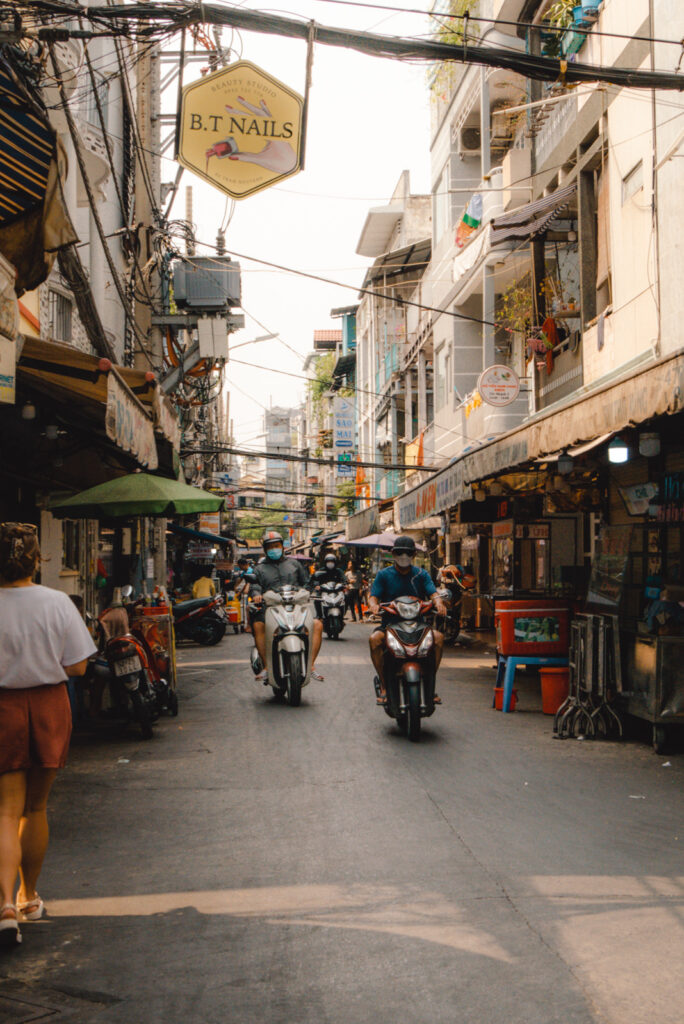 District Vier in Ho Chi Minh City in Vietnam