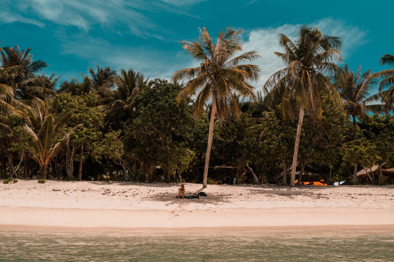 Blick auf den Alegria Beach auf Siargao, Philippinen